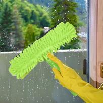 Window Washing Kit Household Window Washer Squeegee Kit 2 In 1 Brush Wiper With Extension Pole For Shower Glass Wall Tile Mirror China Mainland