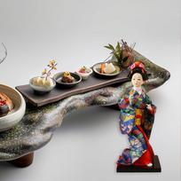 Kimono Dolls Oriental Ancient Kabuki Vintage Style Ornament Japanese Geisha Girl Statue for Home Office Desktop Table Women Girl