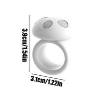 Handle Door Stopper Silicone Mute Handle Buffer Pad Non-Punch O-shaped Anti-Collision Protected Pad Wall Protector Accessories