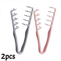 2pcs Volumizing Hair Comb Fine-Toothed Hair Boosting Brush Korean Styling Combs for Curly Straight Thick Hair Salon Home Use