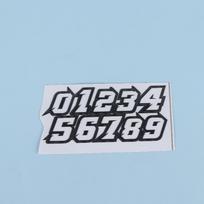 Waterproof DIY For Motorbike Fuel Tank Front Fairing Side Panels Vinyl Decals Decor Creative Number Scooter Stickers