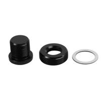 BAAU 2X Bicycle Crank Screw Cap Bike Crankset Cover Caps Bolt for X5/X7/XX1/FORCE/GXP,M15/M22 NONE