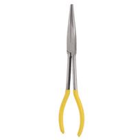 Durable 11 Inch Long Nose Pliers Extended Bent Tip Bent Nose Pliers Sturdy Long Hand Pliers Narrow Space