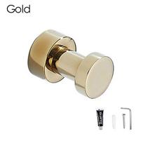 Creative Brass Self-Adhesive Robe Hook Wall Hanger Keys Holder Decor Hook For Clothes Bag Hat Bathroom&Kitchen Hanging Rack