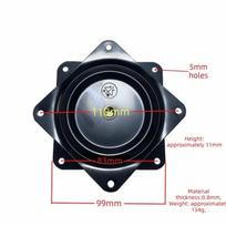 Bar Stools Swivel Plate 360° Rotation Swivel Platform Sofa Chair Turntable Rotating Base Rotary Plate Display Rack Turntable