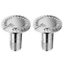 304 Stainless Steel Sink Filter Detachable Design Anti-odor Floor Drain Anti-clog Universal Drainage Pop Up Sink Drain