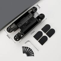 Bulk hydraulic adjustable  invisible door hinge cross hinge silent hidden automatic door closing device wooden door hinge