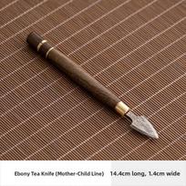 Puer Tea Knife Tea Needle Black Ebony Wood Tea Tool Tea Ceremony Accessory  Tea Way Tea Knife Tea Pruning Tool (as the picture,1.0x1.0inch)