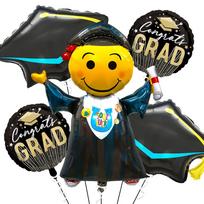 5-Pack Graduation Season Balloon Set, Aluminum Foil Balloons, Phd Graduation Cap Balloons, Graduation Ceremony Party Decoration Balloons Other