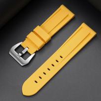 20/22/24/26mm Stitching Sports Silicone Watch Straps Soft Comfortable Rubber Watch Band for Panerai Grey Black Brown Accessories 20mm