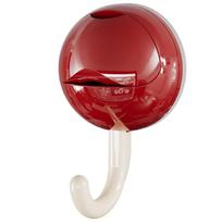 Plastic Suction Cup Hooks Round Head Non-Marking Wall Towel Hooks Candy Color Moisture-proof Kitchen Storage Hooks Kitchen