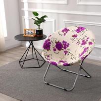 New Removable Round Seat Cover Anti-Dirty Universal Fit Chair Seat Slipcover Seat Protector Washable Round Saucer Cover