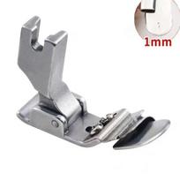 Steel Sewing Edge Folding Presser Foot Hem Pull Tube Adjustable Hemming Presser Foot Downward Curling Sewing Machine Accessories