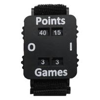 Scorer Wristband Sport Accessories Instant Score Tracker with Clear Display for Men Women Cricket Tennis Padel & Ping Pong