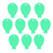 10pcs Plastic Balloon Weights Bright Color Reusable Gravity Blocks Anti-floating Colorful Balloon Fixed Pendant Party Supplies 10inch