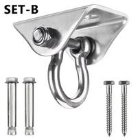 360 Rotate Swivel Load-bearing Hook Stainless Steel Swing Accessories Heavy Duty Hammock Hooks Hanging Hardware
