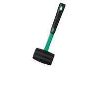 Multi-Functional Rubber Hammer Industrial Grade Non-Slip Handle Installation Hammer Shock Absorbing Elastic Solid Rubber Hammer (as the picture,29x8.8x5.6cm)