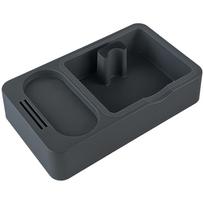 Removable Dropper Knock Box for Espresso Baristas with ABS Holder and Tamper Stand Compatible with Standard Portafilter Sizes