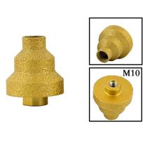 20-35-50mm Step Drill Bit, Straight Slot Milling Cutter, Metal Marble Hole Opener Threaded Dry Vacuum Brazing Marble Hole Opener China Mainland