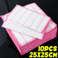 Anti-Oil Kitchen Towel Microfiber Kitchen Cleaning Cloth Super Absorbent Cotton Gauze Dish Cleaning Towels Kitchen Accessories