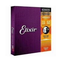 Elixir Acoustic Guitar Strings Nanoweb Phosphor Bronze Light 16027