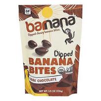 Barnana Dipped Banana Bites Dark Chocolate ,3.5 Oz(Case Of 12)