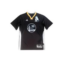 adidas NBA Kevin Durant Casual Sports Basketball Jersey SW Fan Edition Golden State Warriors 3 No. 5 Black Men's CC2860 S