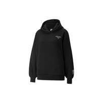 (WMNS) PUMA Logo Wellness Club Crew Hoodie 'Black' Women's 534397-01 L