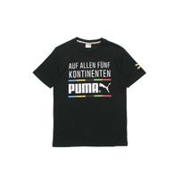 PUMA Alphabet Round Neck Short Sleeve Black Men's 599997-51 L