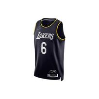 Nike x NBA LA Lakers Icon Edition marškinėliai 'LeBron James 6' Vyriški DH8060-010 M black