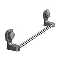 Sandal Rack Wall Mounted Shoe Organizer with Strong Suction Cup Telescopic Rod Quick Install Shelf for Bathroom S
