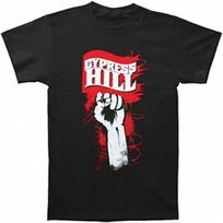Cypress Hill unisex's Raised Fist T-Shirt Medium Black S įvairiaspalvis