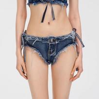 Korean Denim Two-Piece Bikini: Sexy, Slimming Swimwear for Women