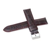 Watch Genuine Leather Dark with Care RS06S22BN [Seiko] Band, 22mm, Strap, Men's, Brown, Instructions,
