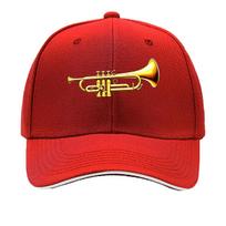 Trumpet Print Baseball Cap  Casual Style Ideal for Outdoor Sports  Gifting to Family Members Ou Sandwich Baseball Cap One Size