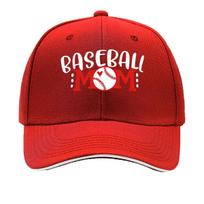 Baseball Mom Retro Baseball Cap for  Hat Suitable for Outdoor Sports  Casual Wear Adjustable Snap Sandwich Baseball Cap One Size