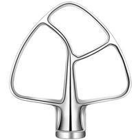 Stainless Steel Flex Edge Beater For Kitchenaid Mixer, Fits Tilt-Head Stand Mixer Bowls For 4.5-5 Quart Bowls-T02C NONE sidabras