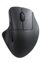 ELECOM SHELLPHA Wireless Mouse, Bluetooth, Silent, 5 Buttons + Tilt Wheel, Black, M-SH30BBSKBK