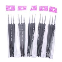 3pcs Brush 0/ 00/ 000 Miniature Wolf Hair Brushes Set For Detail Art Painting Miniature Acrylic Watercolor Paint Brush Pen