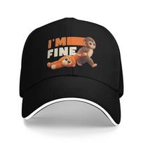 Cute Baby Monkey Punch Sad Little Punch Big Love Baseball Cap Retro Trucker Hat Summer Unisex Unisex Running Hippie Baseball Caps One Size