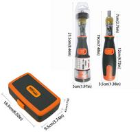 Versatile Design Labor-Saving Ratchet Rotatable Screwdriver Head Multi Tools Set  Toolbox Storage oranžinė