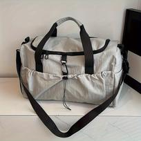 Large Capacity Travel Duffel Bag, Sports Gym Tote Bag, Weekender Overnight Duffle Bag with Shoe Compartment, Perfect for Gym, Travel &Outdoor Travel