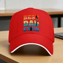 Fathers Day Baseball Cap  Outdoor Gym Adjustable Hip Hop Hats Unisex Unisex Vintage Print Baseball Caps One Size