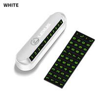 Car Temporary Parking Card Phone Number Card Plate Number Telephone Accessories For Lexus F SPORT GX460 Ct200h IS250 ES 220D balta