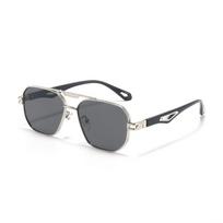 Sunshade Eyewear Double Bar Sunnies Square Frame Anti-UV Glasses  Daily Style 2