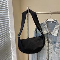 Large capacity dumpling bag all-match solid color bag women's simple and fashiable shoulder bag women's bag messenger bag