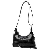 Fashion Stitching Line Shoulder Bags Solid Soft  Bags for Women Internal Compartment Zipper PU Women's Bags