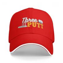 Three Putt  Unique and Original Design Baseball Cap Trucker Hat Mountaineering Women Hats Unisexs