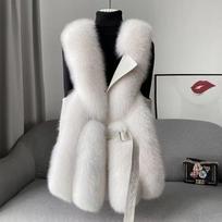 High Imitation Fox Fur Vest Women's Slim Slimming All-match Fashion Young Jacket S