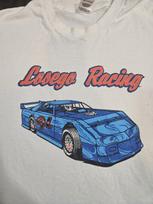 Vintage 90s Single Stitch Fruit of the Loom Racing Shirt Men's Size XXL XXXL